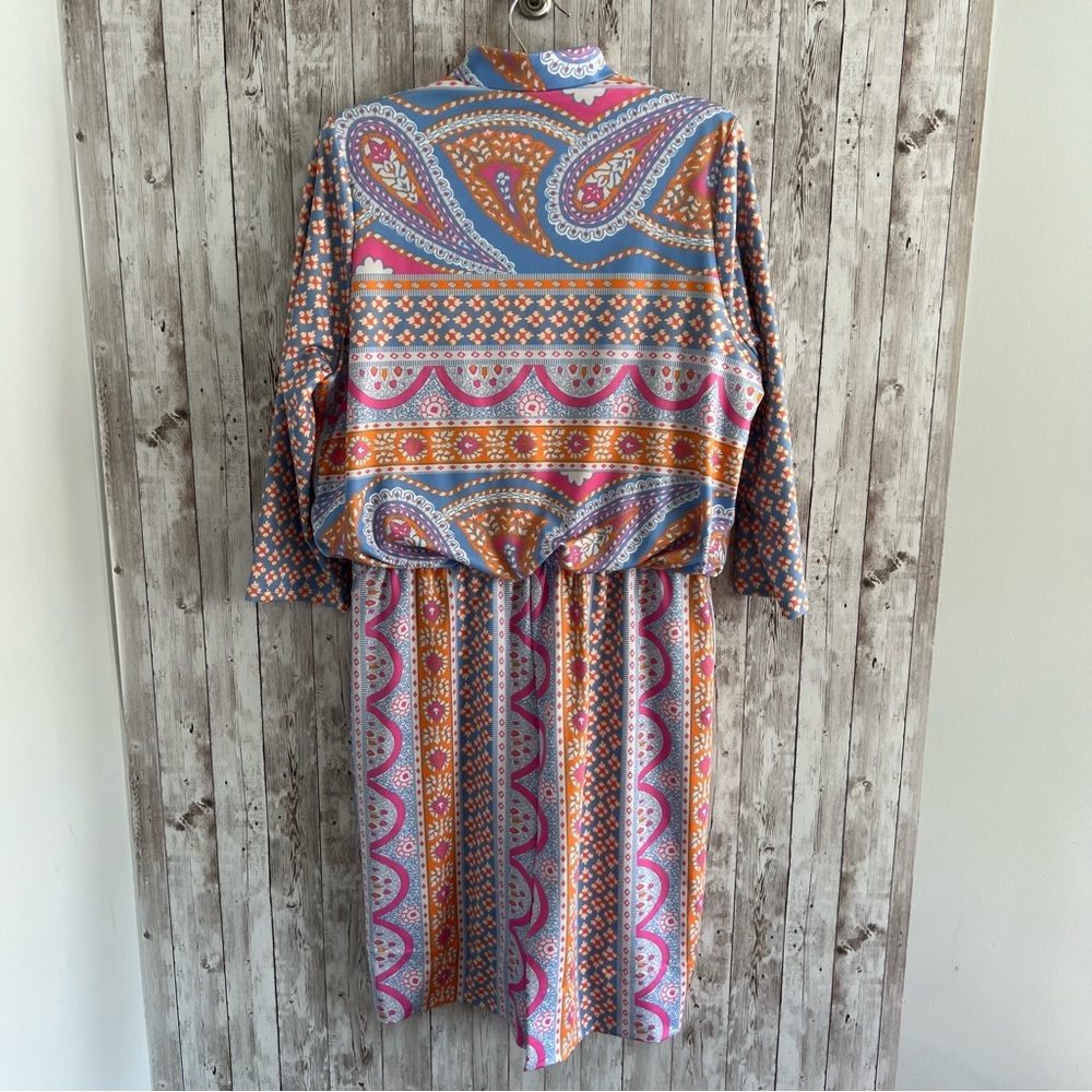 Gretchen Scott Designs Multi-Color Paisley Mini Dress - Picture 2 of 5